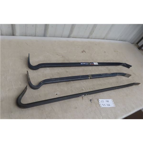 3 Wrecking Bars – 32" and 36"
