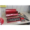 Image 1 : Sockets 1/2", 3/8", 1/4" Plus, Home Screwdriver and Metal Tool Box
