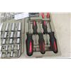 Image 7 : Crescent Tool Set, Sockets, Ratchet (1/4", 3/8", 1/2"), Welder, Allen Wrench and Screwdrivers