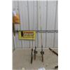 Image 1 : 3 Vintage Fishing Rods and 2 Reels
