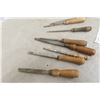Image 2 : 9x Wood Lathe Carving Tools