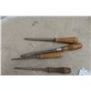 Image 4 : 9x Wood Lathe Carving Tools