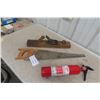 Image 1 : Block Planer, Saw and Fire Extinguisher