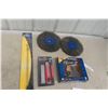 Image 1 : New Air Hammer Adn Chisels , 2 Wire Wheels, Utility Knife and Sprayer Wand