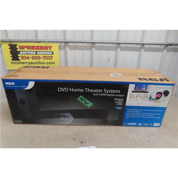 New RCA Home DVD Theatre System with HDMI Output