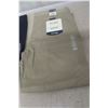 Image 6 : Three New Denver Hayes Khaki Pants – Navy, Black & Beige (42"W x 32")