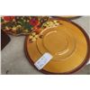 Image 5 : Pair of Vintage MCM Round Wood Trays and One Fab Hardy MCM Round Tray and More