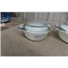 Image 5 : Set of 3 Covered Pyrex Casserole Cookwear