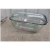 Image 2 : Vintage Pyrex Glass Roasting Pan with Lid, Rectangular Glass Baking Dish (16" x 9") and More