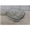 Image 3 : Vintage Pyrex Glass Roasting Pan with Lid, Rectangular Glass Baking Dish (16" x 9") and More