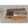 Image 1 : Wood Crate Signs, Biggest 32" x 5 1/2"