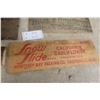 Image 2 : Wood Crate Signs, Biggest 32" x 5 1/2"