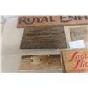 Image 4 : Wood Crate Signs, Biggest 32" x 5 1/2"
