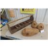 Image 1 : 3 Project Wood Carved Duck Decoys, And Carpenters Tool box