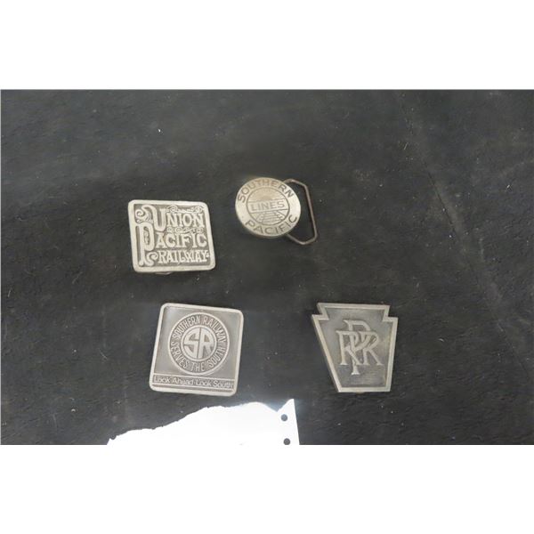 Belt Buckles - 1960 Train Company, Pewter