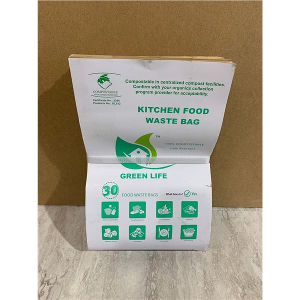 Green Life Kitchen Food Waste Bag 30 Pack