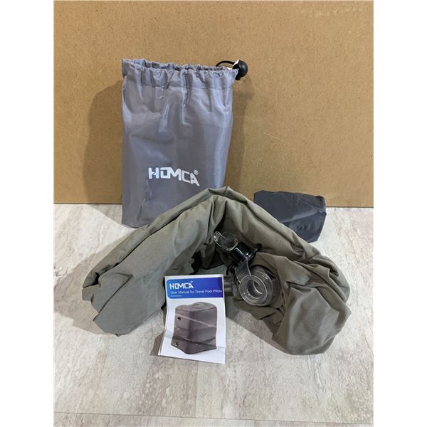 HOMCA Inflatable Travel Foot Rest Pillow