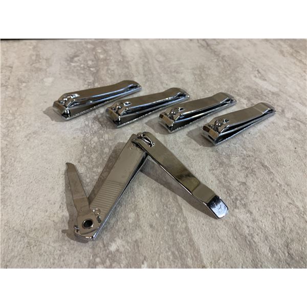 Lot of 5 Toe Nail Clippers