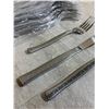 Image 2 : 48 Pcs 8 Table Settings Forks Knifes Spoons Silverwear