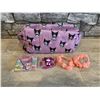 Image 1 : Kuromi Travel Cosmetic Bag and Accessories Kit