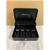 Image 1 : Black Cash Box With Lock And Keys