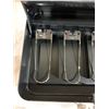 Image 2 : Black Cash Box With Lock And Keys