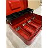 Image 2 : Red Cash Box With Lock No Keys