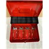 Image 4 : Red Cash Box With Lock No Keys