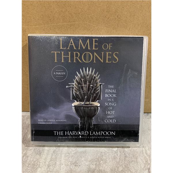 Lame of Thrones DVD Set - The Harvard Lampoon - A Parody