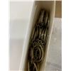 Image 2 : Metal Split Keychain Ring Parts - Ring & Connectors - DIY Crafting 100 ct