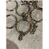 Image 3 : Metal Split Keychain Ring Parts - Ring & Connectors - DIY Crafting 100 ct