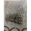 Image 4 : Metal Split Keychain Ring Parts - Ring & Connectors - DIY Crafting 100 ct