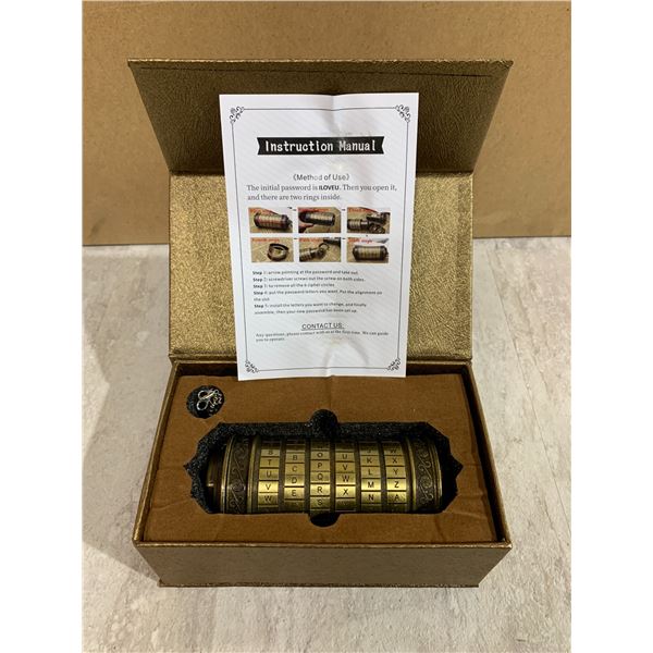 Da Vinci Code Mini Cryptex Romantic Gift