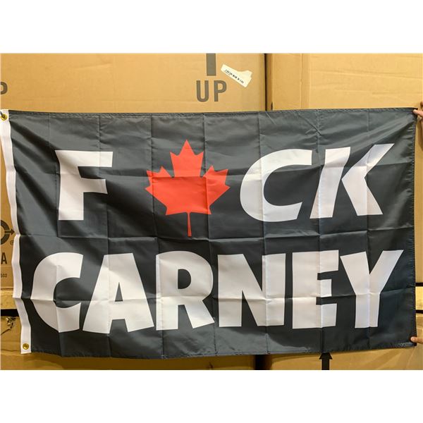 Lot of 31 Banners - 24 F*ck Carney - 7 Poilievre