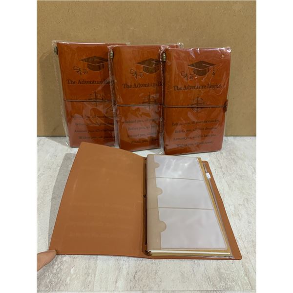 4 Pcs Graduation Gift - Leather Journal / Sketch Book