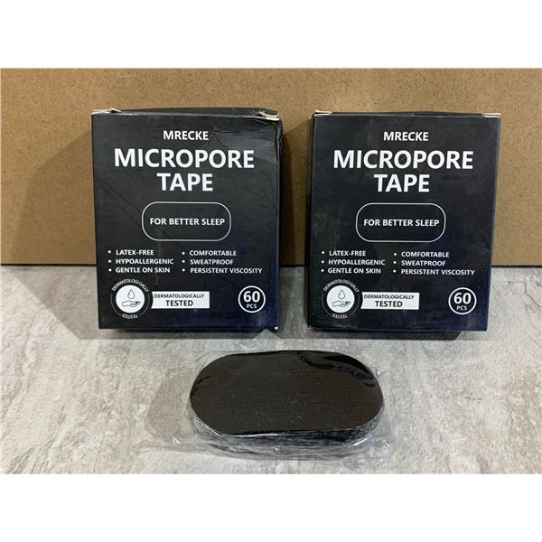 Lot of 2 Packs - MRECKE Micropore Tape - 60 pcs x 2