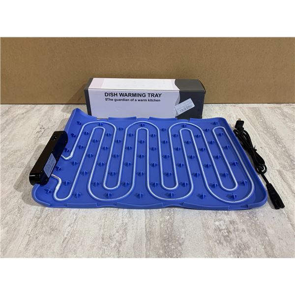Electric Blue Silifone Dish Warming Tray