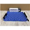 Image 1 : Electric Blue Silifone Dish Warming Tray