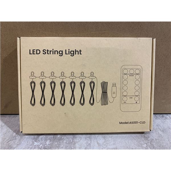 Curtain Lights / Fairly Lights - 300 LED's Warm White Twinkle Lights w 8 Modes