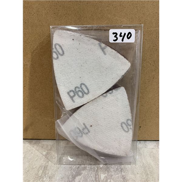 Speedwox 30 Pcs Hook & Loop Triangle Sandpaper - 60 Grit
