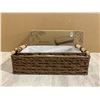 Image 4 : NAVARIS 2 x Natural Paper Rope Storage Baskets With Handle