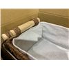 Image 7 : NAVARIS 2 x Natural Paper Rope Storage Baskets With Handle