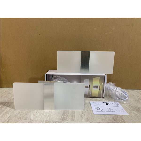 3 Pack of Acrylic Wall Lights