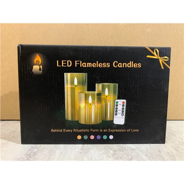 3 Pack of LED Flameless Candles