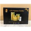 Image 1 : 3 Pack of LED Flameless Candles