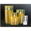 Image 2 : 3 Pack of LED Flameless Candles