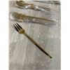Image 2 : 30 Pcs Cutlery Set - Gold Color