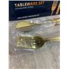 Image 3 : 30 Pcs Cutlery Set - Gold Color