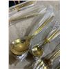 Image 4 : 30 Pcs Cutlery Set - Gold Color