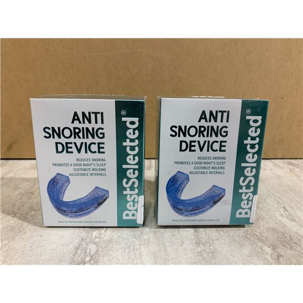 Lot of 2 BestSelected Anti Snoring Devices